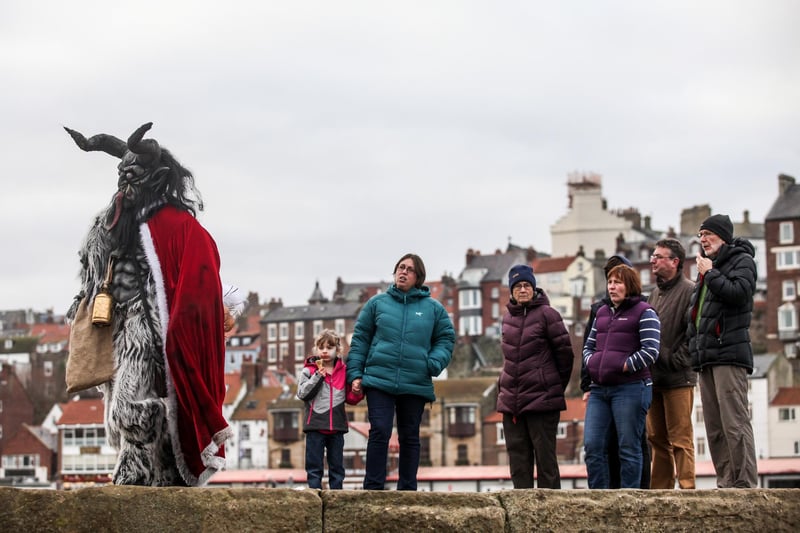 Whitby Krampus Run in 2016 saw participants dress up and collect funds for Whitby Wildlife Sanctuary.
w164802t