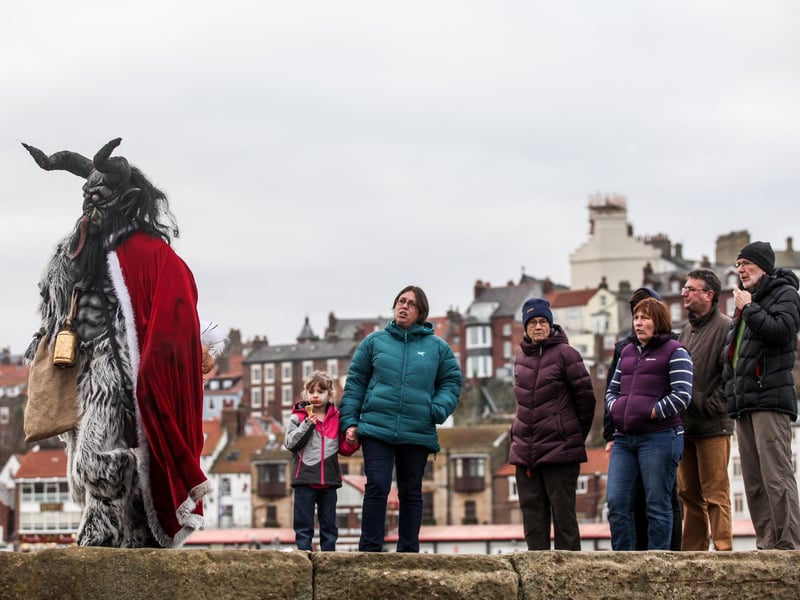 Whitby Krampus Run in 2016 saw participants dress up and collect funds for Whitby Wildlife Sanctuary.
w164802t