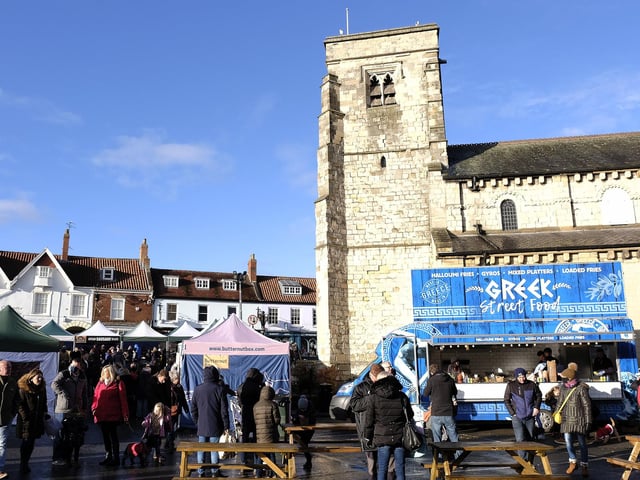Malton's Christmas Market.
picture: Richard Ponter.