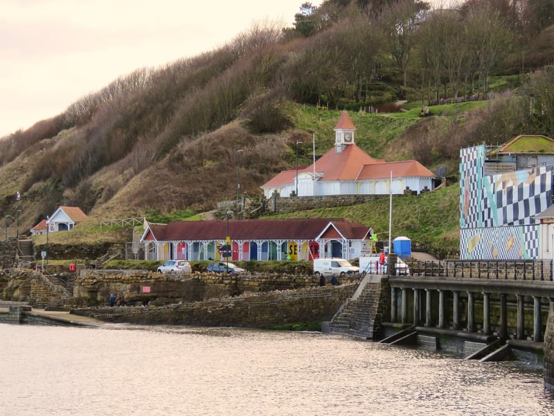 The Clock Cafe and chalets.
picture by Tony Freeman.