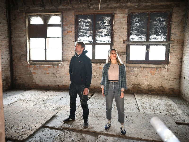 Jack and Sophie check out the extent of the work to be done