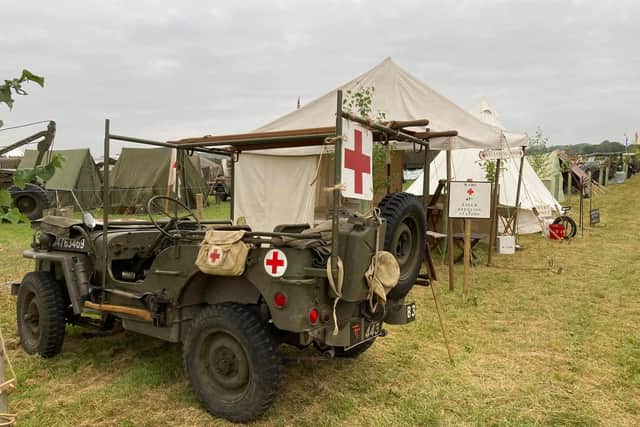 Vintage military equipment will be on display