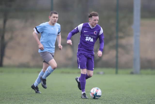 Bridlington Spa on the attack at Brid Rovers Reserves.