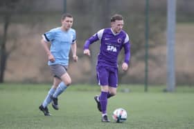 Bridlington Spa on the attack at Brid Rovers Reserves.