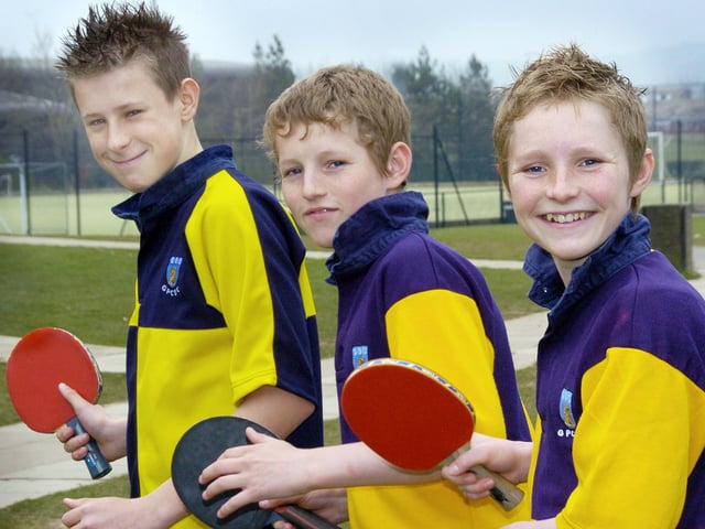 Pindar School have a team of champions in the shape of table tennis heroes (left to right): Thomas Venner, Steven Woodhead and Daniel Woodhead. 081739