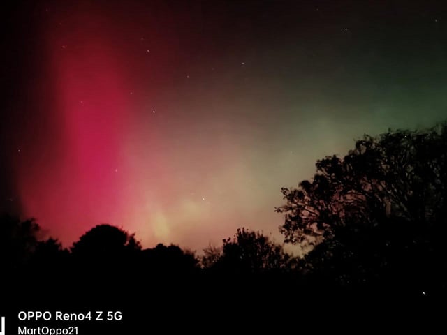 Beautiful photo taken on the northside of Scarborough, Scholes Park at about 10:15pm.