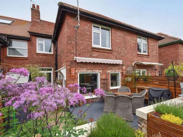 Three-bed terrace home, for sale with Hendersons, £290,000.
