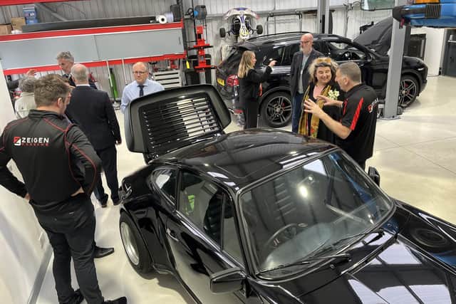 Zeigen Porsche is one of the businesses that will be based at Pickering Park
