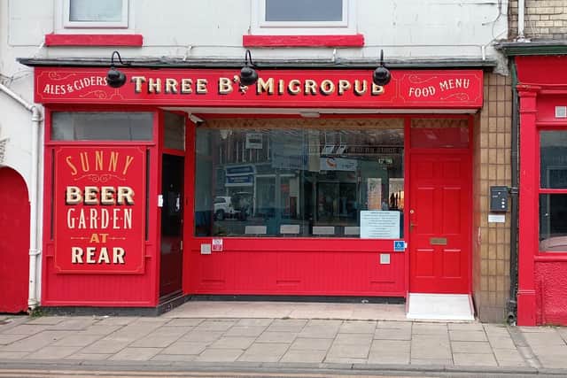 The new Three B’s Micropub at 2 Wellington Road in Bridlington.