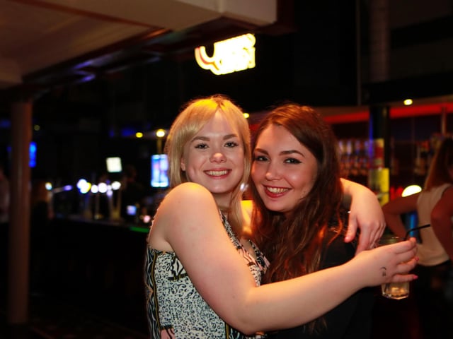 Jess and Emily looking great in Quids Inn.