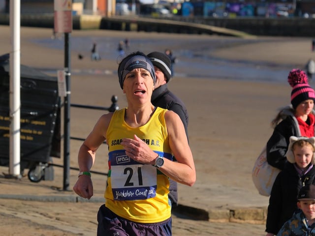 Scarborough AC's Rhona Marshall was the second female home in the McCain 10k. Photo by Richard Ponter