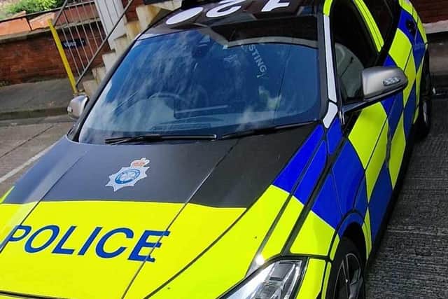 A 70-year-old woman was taken to hospital following the incident