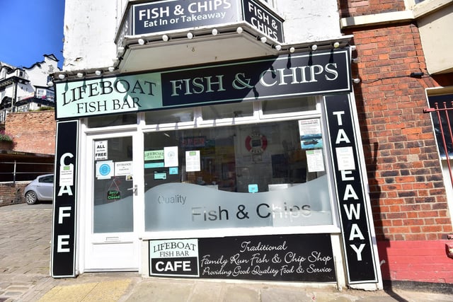 Lifeboat Fish Bar, located on Eastborough, came in at number seven. A Tripadvisor review said: "Just had the best fish and chips ever, restaurant small only 6 tables, spotlessly clean, and nice staff. Well worth coming here if in Scarborough ."
