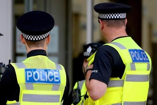 A police officer has spoken out after a man was arrested during a drug raid in Filey