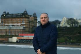 Former Bridlington Post Office subpostmaster Lee Castleton, pictured in his home town of Scarborough, got a New Year's Honour. Picture: Jonathan Gawthorpe