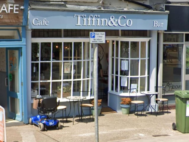 Tiffin & Co is located on the Promenade.