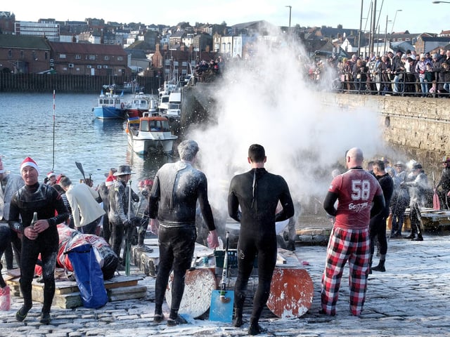 Battling with flour at the start