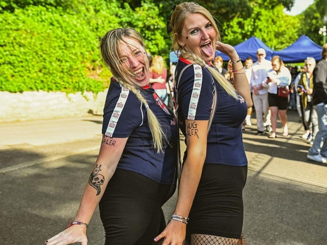 Fans getting ready to enjoy the gig! photo: Cuffe & Taylor