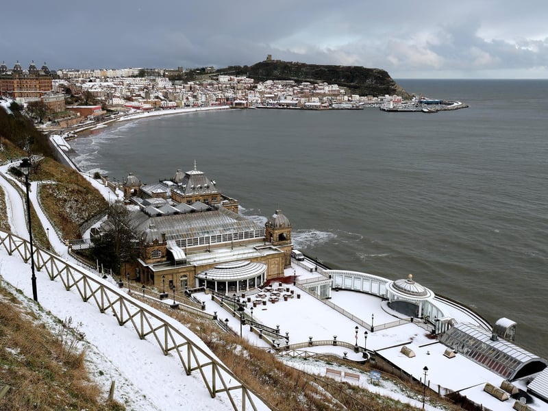 View over South Bay and The Spa.