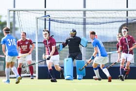 Keeper Harry Hutchinson was the player of the match for Scarborough M1s.  Photo by Will Palmer
