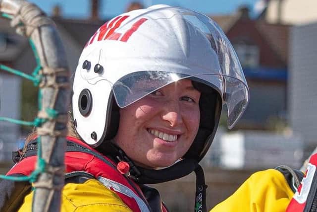 Bridlington RNLI volunteer Danielle Coverdale.