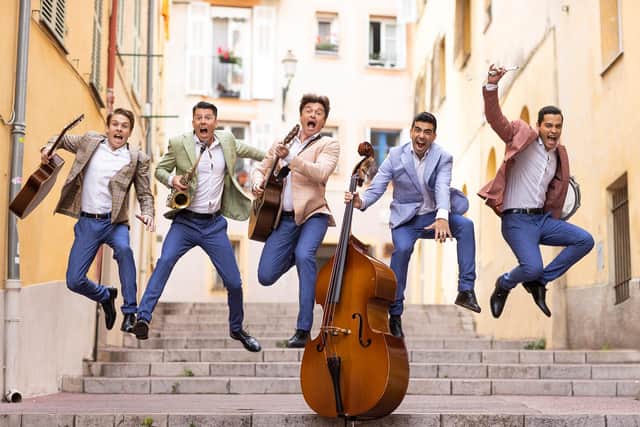 French pop band the Gypsy Queens, dubbed “the most famous band you have never heard of” by their Italian singer Didier Casnati