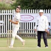 Casey Rudd took all four wickets and hit 29 in Bridlington CC's loss at home to leaders Beverley Town. PHOTO: TCF PHOTOGRAPHY