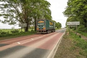 The A64 at West Heslerton, near Scarborough - Image: Google Maps