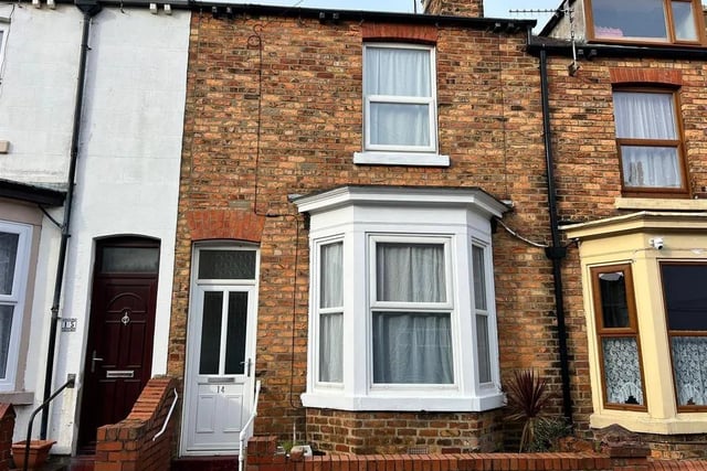 This two bedroom and one bathroom terraced home is for sale with Colin Ellis with a guide price of £115,000.