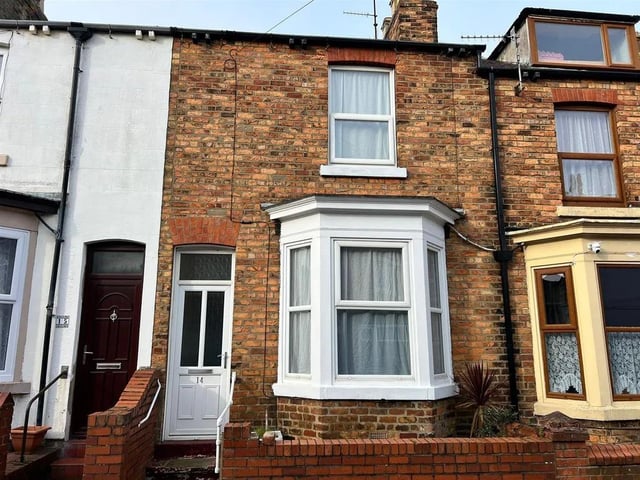 This two bedroom and one bathroom terraced home is for sale with Colin Ellis with a guide price of £115,000.