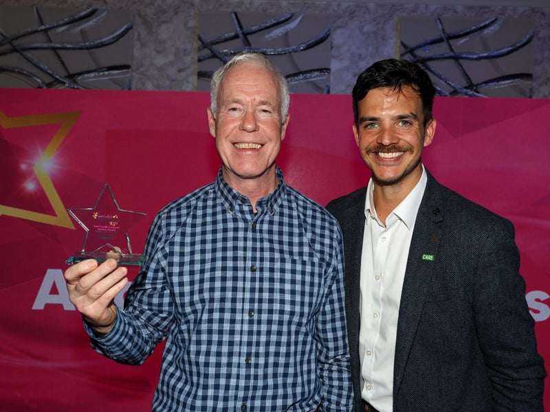 Paul Shippin, who was highly commended for the Support Service award.