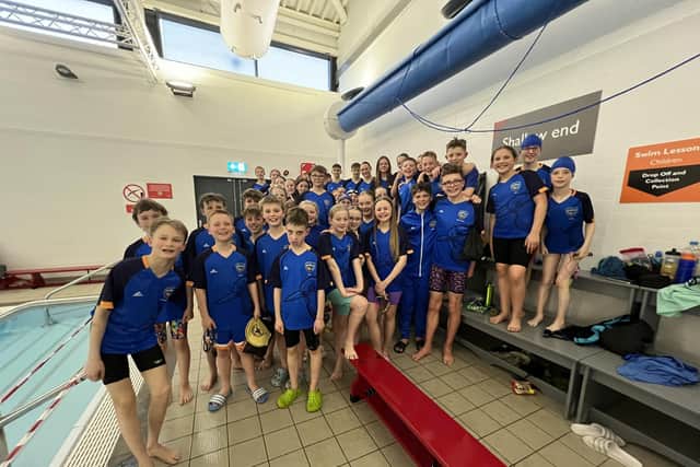Kingfishers Swimming Club swimmers at the Spring Splash meet in March.
