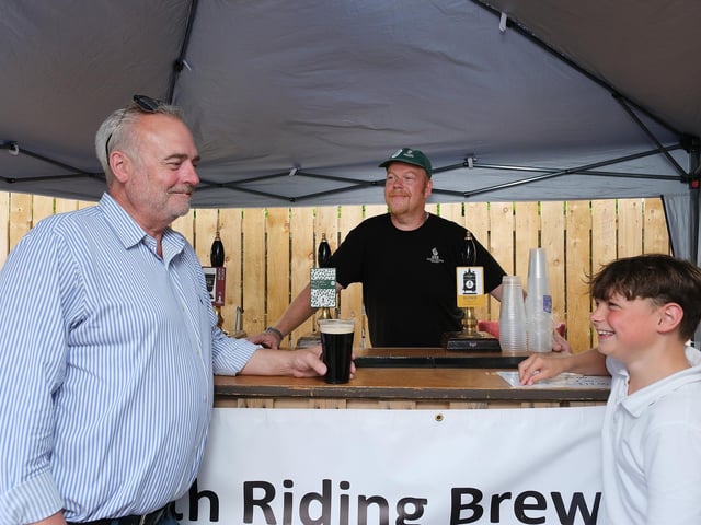 Having a good chat while at the festival.