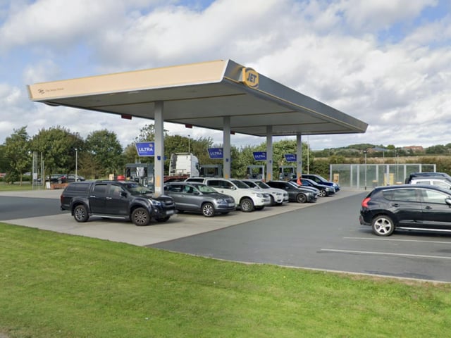 Unleaded petrol is 169.9p per litre and diesel is 183.9p per litre.