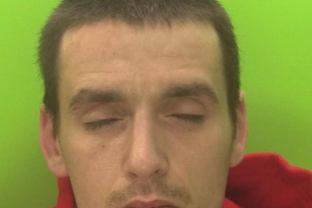 Lee Clowes, 35, of no fixed address, was jailed for 16 weeks after he pleaded guilty to burglary other than dwelling and theft and also two counts of theft from a motor vehicle.