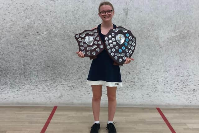 Hattie Langley the winner of Mens and Ladies Brid Squash Summer Leagues
