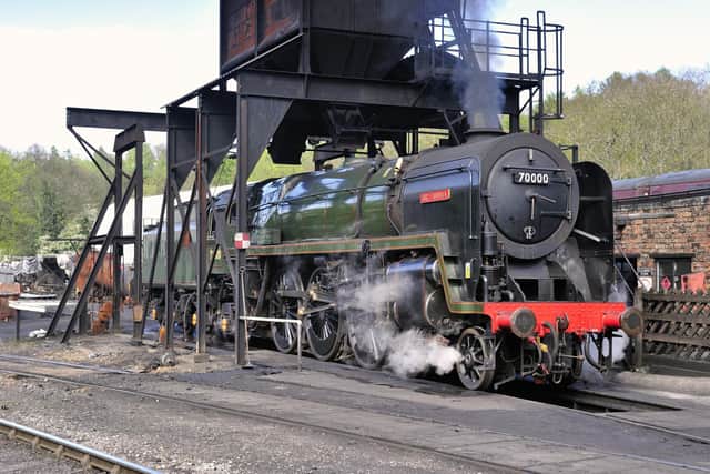 Britannia at Grosmont, by Michael Anderson.