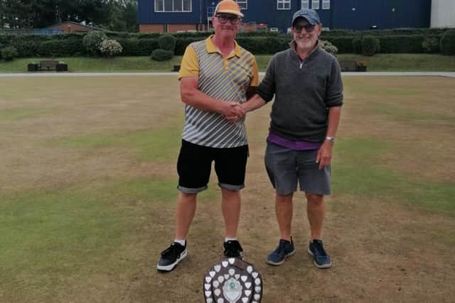Winner Paul Morgan, left, and runner-up Harry Old.