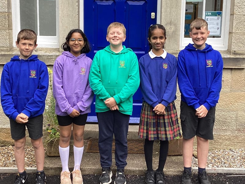 St Hedda's RC School leavers.
