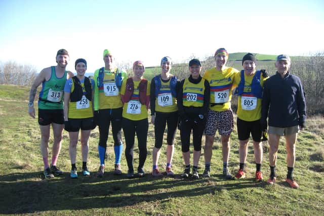 Scarborough Athletic Club runners at the At The Double fell race.