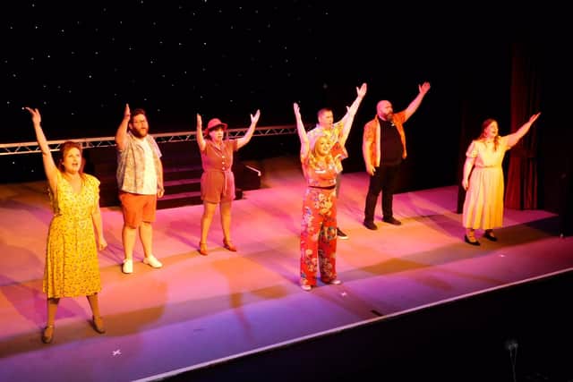 Spot On Musicals on stage.