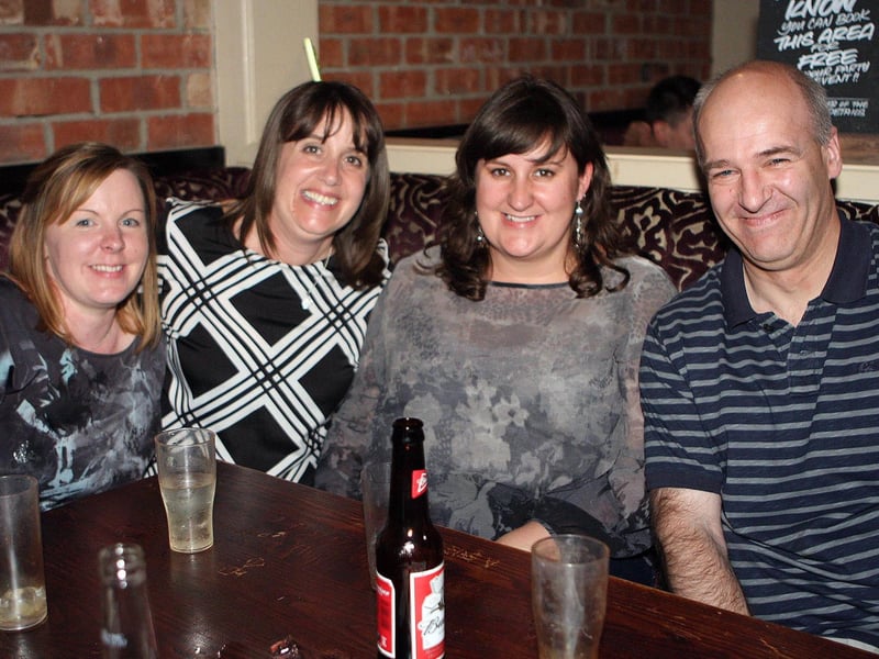 Karen, Mandy, Helen & John on a family night out in Barbican.
132344f