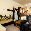 Garry and Vanessa Fletcher-Lonsdale have won the apartment  in a contest run by cavern owner Lisa Bowerman.