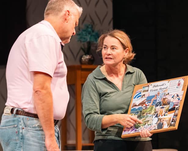 Phil Corbitt and Sarah Belcher in All at Sea coming to the Stephen Joseph Theatre from Friday October 16 until Saturday October 31
