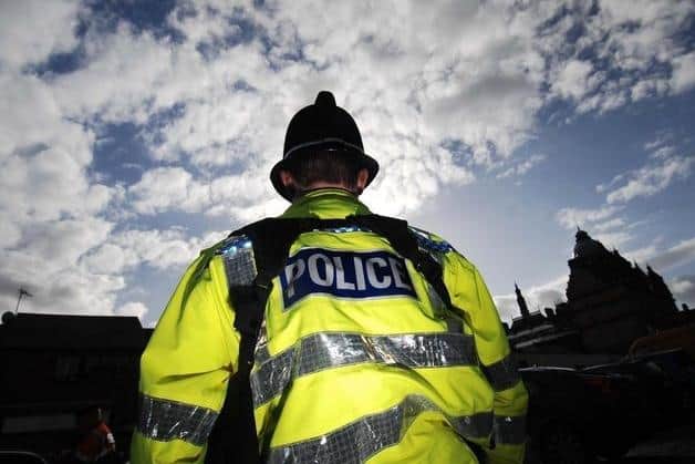 An unknown person who was seen fleeing the area is now wanted by police.