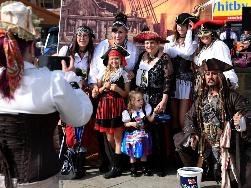 The Whitby Pirate Festival will take place throughout the town on August 29 and 30. Enjoy redcoats, a Pirate King auction, music, stalls, games, treasure hunts, and more. Supports Whitby RNLI.