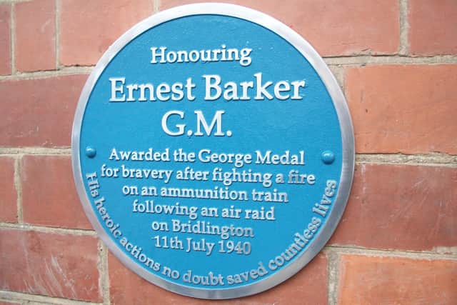 Mr Jones hopes to fundraise for two more plaques, similar to the one honouring Ernest Barker.