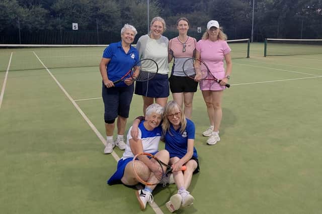 The Hackness and Scarborough Tennis Club Ladies A team had a superb 9-0 win at Pocklington C to set them up at the top of Division 2 and promotion to the top tier.