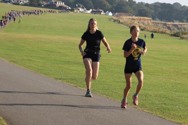 Oceane Price sparkled for Brid Road Runners at Sewerby parkrun on Saturday morning. Photo by TCF Photography