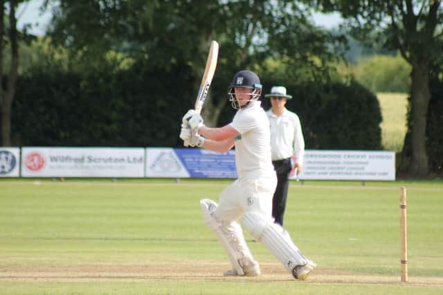 Chris Bilton top-scored with 52 for Woodhouse Grange in their loss against York. Photo by Phil Gilbank
